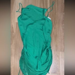 Free People slip dress! Green!